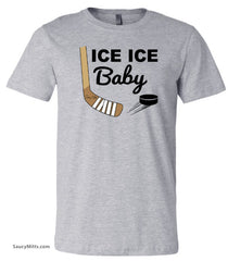 Ice Ice Baby Hockey Shirt heather gray