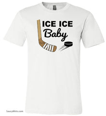 Ice Ice Baby Hockey Shirt white