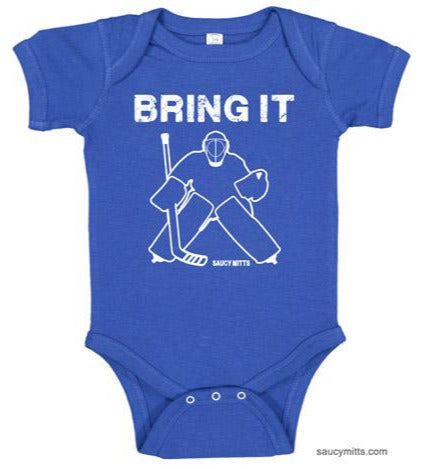 Bring It Hockey Goalie Infant Bodysuit