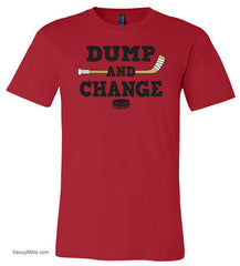 Dump and Change Hockey Shirt Color red