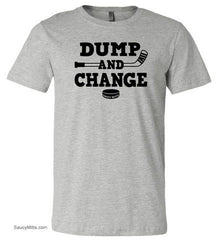 Dump and Change Hockey Shirt heather gray
