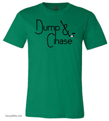 Dump and Chase Hockey Shirt kelly green