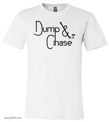Dump and Chase Youth Hockey Shirt white