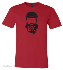 Epic Hockey Playoff Beard Shirt red