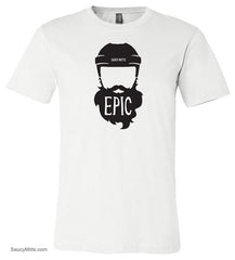 Epic Hockey Playoff Beard Shirt white