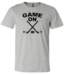 Game On Kids Hockey Shirt heather gray