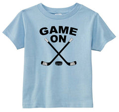 Game On Hockey Toddler Shirt light blue