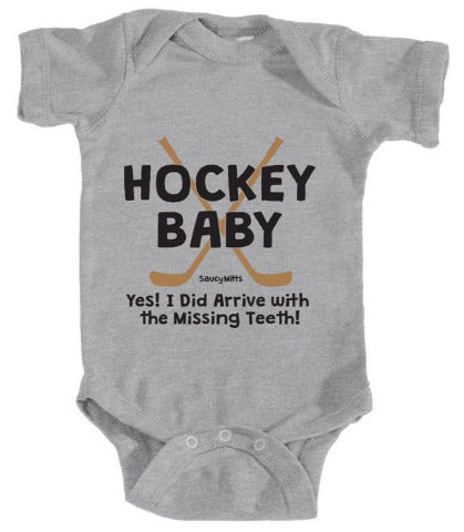 Hockey Baby Missing Teeth Infant Bodysuit