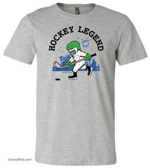 Hockey Legend Bigfoot Youth Shirt heather gray