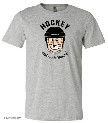Hockey Makes Me Happy Youth Shirt
