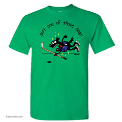 Just One of Those Days Youth Hockey Shirt irish green