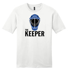 the keeper hockey goalie shirt white
