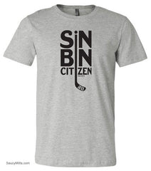 Sin Bin Hockey Shirt heather gray