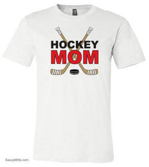 Hockey Mom Shirt white