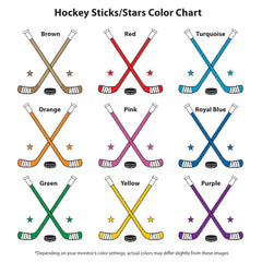 hockey sticks color chart