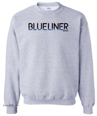bluliner hockey sweatshirt heather gray