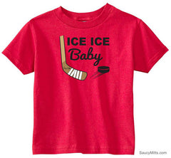 Ice Ice Baby Toddler Hockey Shirt