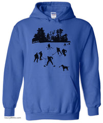 Pond Hockey Hoodie royal blue