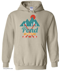 Retro Pond Hockey Hoodie sand