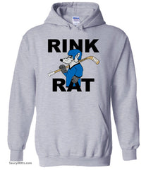 Rink Rat Hockey Hoodie heather gray