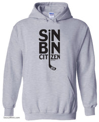 Sin Bin Citizen Hockey Hoodie heather gray