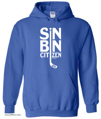Sin Bin Citizen Hockey Hoodie royal blue