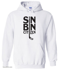 Sin Bin Citizen Hockey Hoodie white