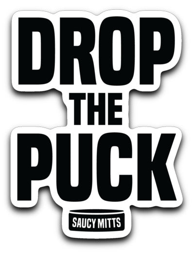 Drop The Puck Hockey Decal