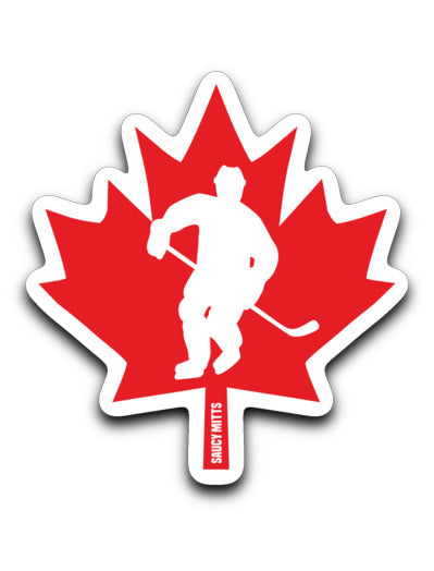 Canada Hockey Player Decal