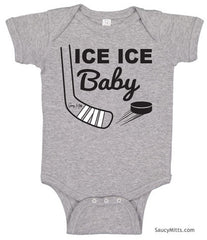 Ice Ice Baby Bodysuit heather gray