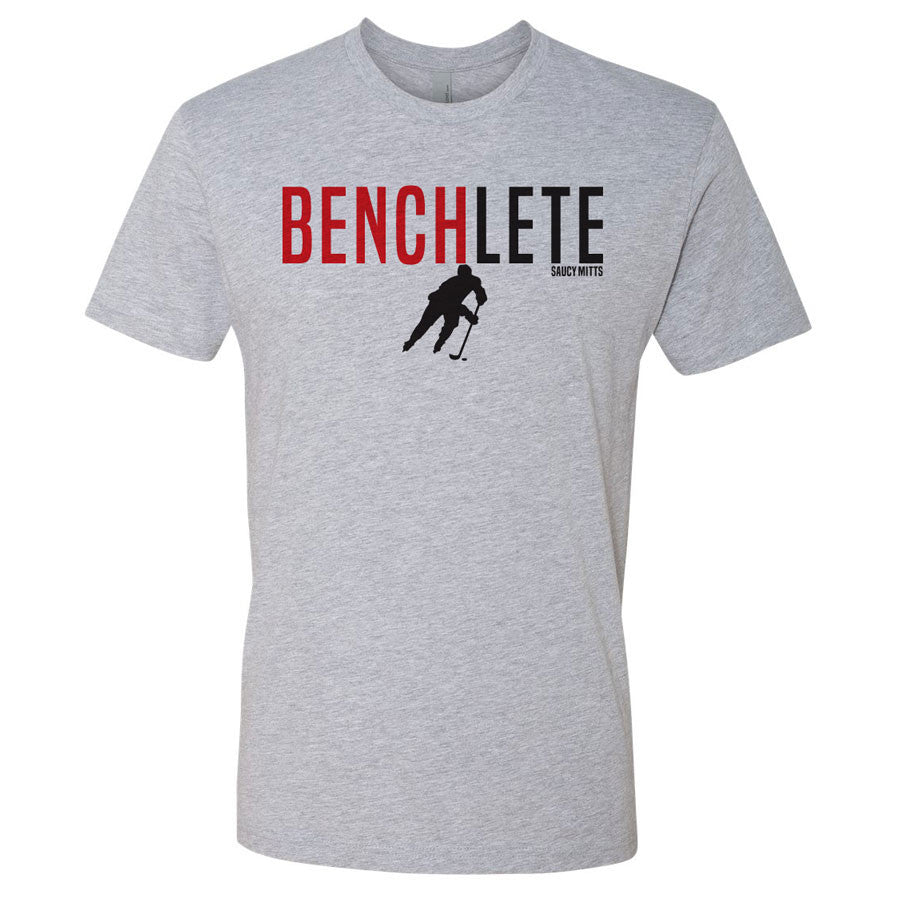 benchlete hockey shirt heather gray