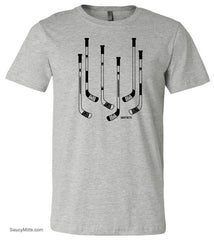 Hockey Sticks Shirt heather gray