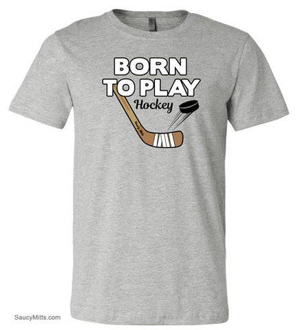 Born To Play Hockey Youth Shirt
