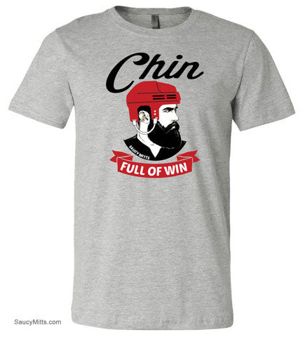 Chin Full of Win Youth Hockey Shirt