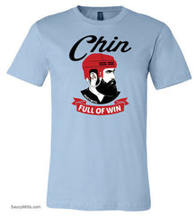 Chin Full of Win Hockey Shirt light blue