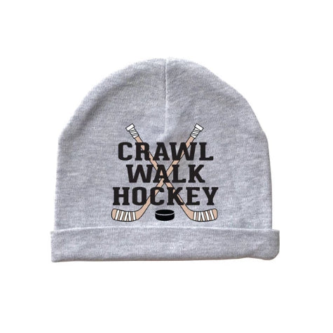 Crawl Walk Hockey Baby Beanie