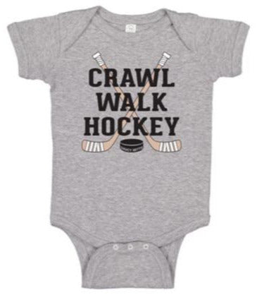Crawl Walk Hockey Infant Bodysuit