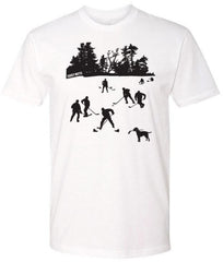 day on the lake hockey shirt white