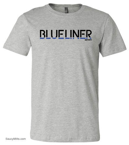 Hockey BlueLiner Youth Shirt heather gray
