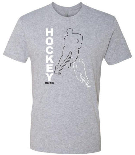 Double Vision Youth Hockey Shirt heather gray