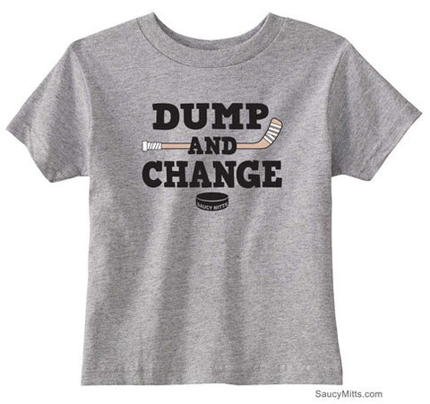Dump and Change Hockey Toddler Shirt - Color