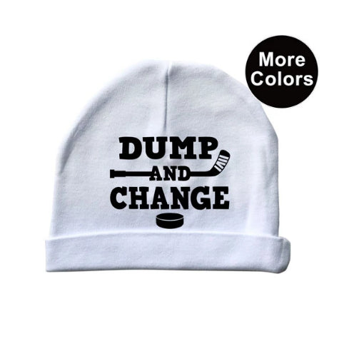 Dump and Change Hockey Baby Beanie