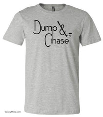 Dump and Chase Hockey Shirt heather gray