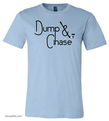 Dump and Chase Youth Hockey Shirt light blue