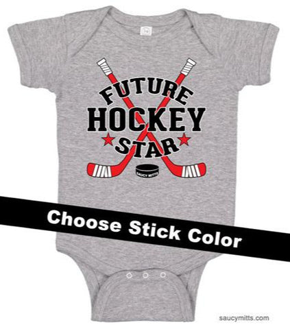 Future Hockey Star Baby Bodysuit