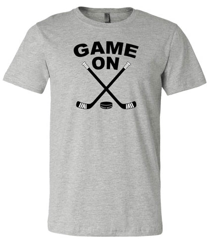Game On Hockey Shirt heather gray