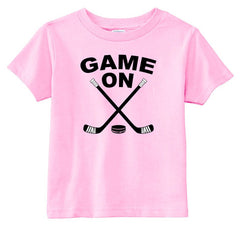 Game On Hockey Toddler Shirt pink