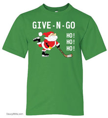 Give N Go Christmas Youth Hockey Shirt apple green