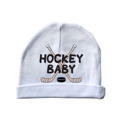 hockey baby beanie cap hat white