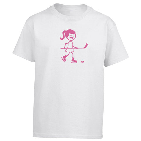 Hockey Cartoon Girl Shirt